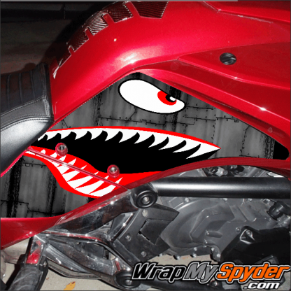 BRP Can-am Spyder F3 P40-Warhawk-Knee-Panel-kit