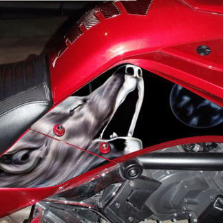 BRP Can-am Spyder F3 WOLF-Alpha-Dog knee panel kit