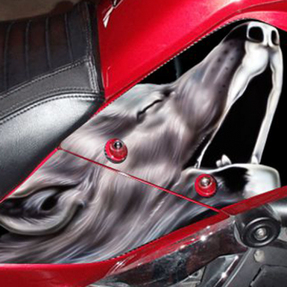 BRP Can-am Spyder F3 WOLF-Alpha-Dog knee panel kit for all models of the F3 Spyder