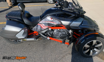 BRP Can-am Spyder F3 P4 Warhawk Knee Panel kit