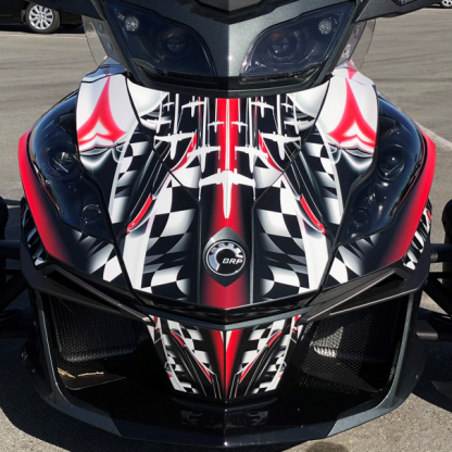 BRP Spyder decal kit Adrenaline-Rush-Red Fighter