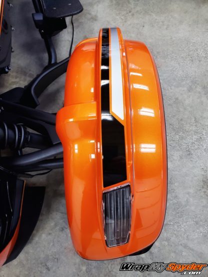 2019 Fender Top Reverse Break Stripe Black-Silver