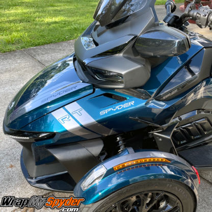 2020-2024-Can-am-Spyder-RT-RT-Limited-Hash-Mark-Fender-stripe-along-with-2019+-fender-tops-and-Tri-WIng-Frunk