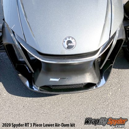 2020 Can-am Spyder RT Chrome air-dam kit. 3 piece no drill