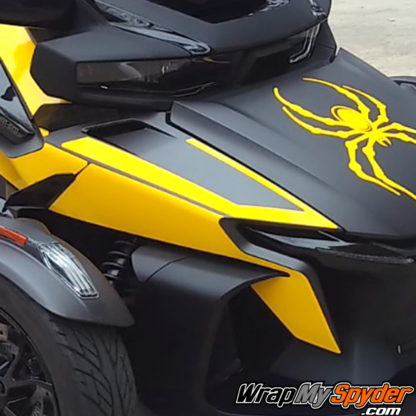 Can-am-Spyder-RT-Limited--Intake-Accent-with-wrap-inserts-in-yellow-on-selected-panels