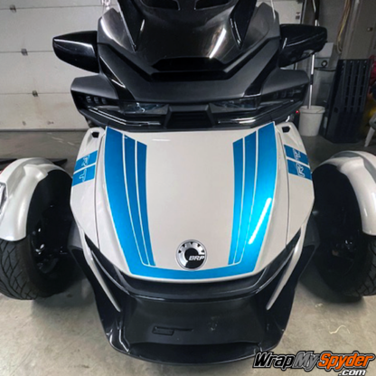 Can-am-Spyder-RT-Tri-Wing-Frunk-Racing-Stripe-in-Custom-Color-No-Text