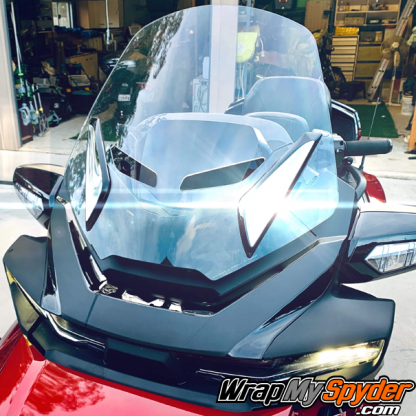 BRP Can-am Spyder 2020-Spyder-RT-Chrome-Windshield-Bracket Insert
