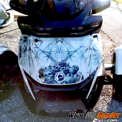 2020+BRP Can-am Spyder RT Limited-Widows-Dinner-frunk wrap kit sold as DIY
