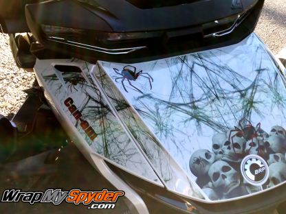 2020+BRP Can-am Spyder RT Limited-Widows-Dinner-frunk wrap kit sold as DIY