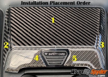 2020+-2021+-BRP--Can-am-Spyder-3D-Domed-Glove-box-kit-5-piece-Glove-Box-kit-Installation-Placement-Order