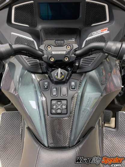 2020+-BRP-Can-am-Spyder-RT---RT-Limited-3D-Domed-Real-Carbon-Fiber-Switch-Panel