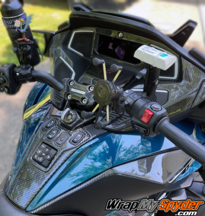 2020-21-Can-am-BRP-Spyder-RT-RT-Limited-25-piece-real-carbon-fiber-accent-dash-kit-and-scratch-protection