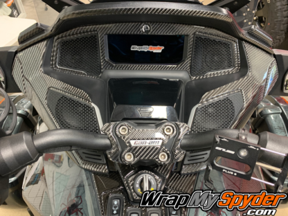 2020-21 +BRP Can-am-Spyder-RT-25-piece-real-carbon-fiber-full-dash-kit