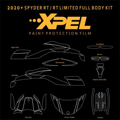 2020-2021 + Spyder RT-RT Limited Full Body Xpel Clear Paint Protection Kit