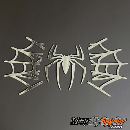 3 piece Chrome web spider universal fit