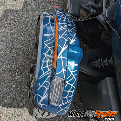 BRP-Can-am-Spyder--fender-webs-graphics-for-2019+-Can-am-Spyder-front-fenders-in-Silver-Metalllic