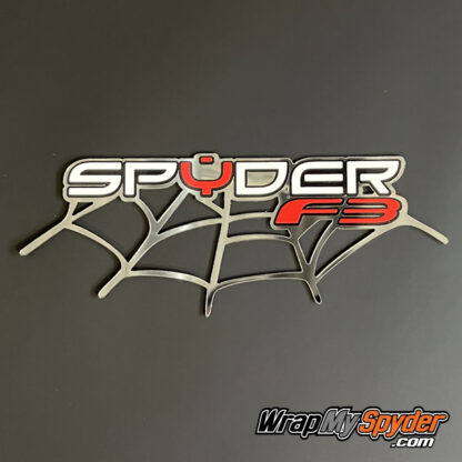 Can-am Spyder F3 Chrome web emblem
