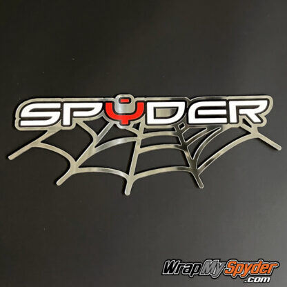 Spyder text in Conform Chrome with bottom web