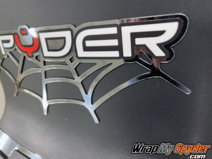 Chrome emblem for Can-am Spyder chrome accent universal fit