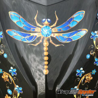 Dragonfly gem decal set for Can-am Spyders