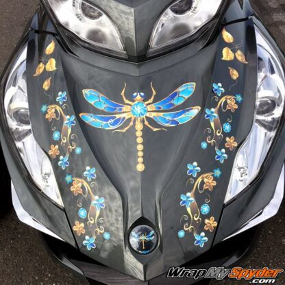 This decal set is Universal fit for all models. You apply the dragonfly and elements as you desire to create your own special look.