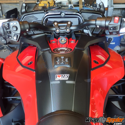 2020+ Can-am-Spyder-F3-Limited---Touring-Extended-tank-protection with radio controls