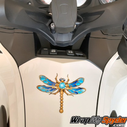 Dragonfly-Gem-decal-set-for-Can-am-Spyder-BRP-motorcycles-multi-piece