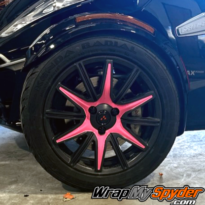 Can-am-Spyder-15-inch-12-spoke-wheel-kit-in-Hot-Pink-color