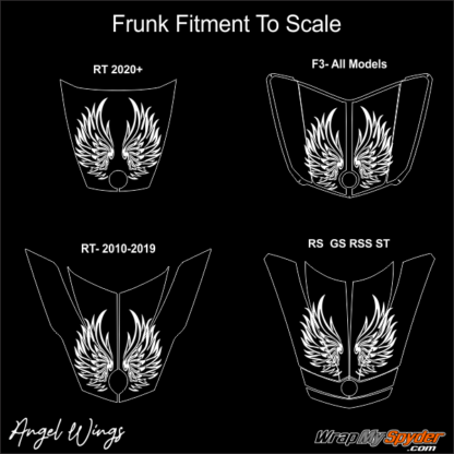 Angel Wings Frunk wrap fitment chart for all models