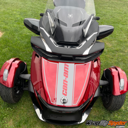 BRP-Can-am-Spyder-RT-Racing-frunk-stripe-Center-Line-with-Kidneys for 2020- current RT models