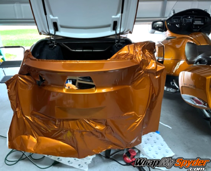 Can-am-Spyder-RT622-Trailer-full-body-wrap-in-Cognac-color-wrap-installed-by-first-time-DIY-user