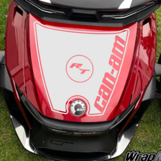 2020-2024 Can-am Spyder RT/RT Limited Can-am cutout w-outline RT frunk racing stripe.