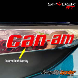 2020+ RT Side Panel Text Overlay for Can-am Spyder RT-RT Limited in colors