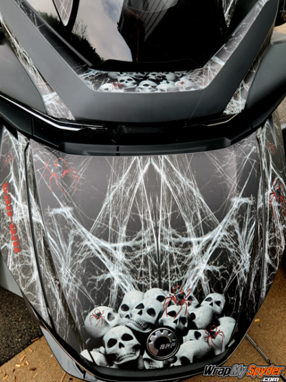 Can-am-Spyder-RT-Frunk-Wrap-Widows-Dinner-Black-Base-Color--pre-cut-full-body-vinyl-wrap-kit